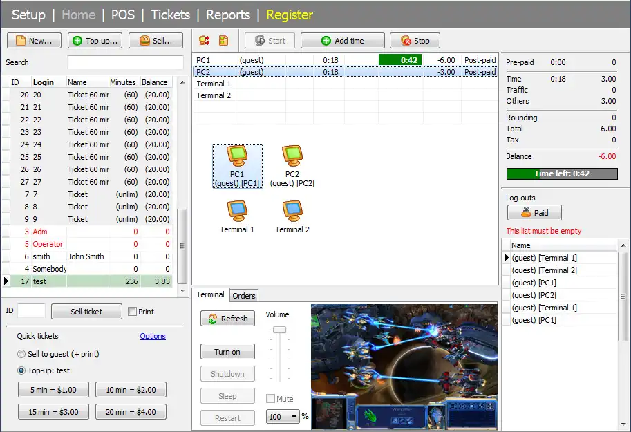 TrueCafe Internet Cafe Software Guide